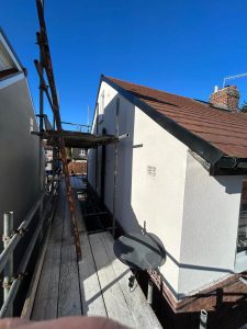 rendering & structural repairs done to a home.
